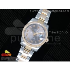 GM공장 롤렉스 데이저스트 36 옐로우골드콤비 포금 그레이다이얼 브레이슬릿 DateJust 36 SS/YG Wrapped 116233 Gray Dial Roman Markers on SS/YG Wrapped Oyster Bracelet A2836