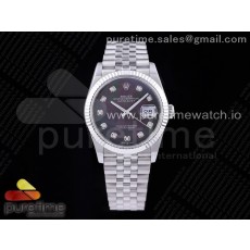 GM공장 롤렉스 데이저스트 36 그레이자개다이얼 브레이슬릿3235 DateJust 36 SS 126234 904L Steel Gray MOP Dial Diamonds Markers on Jubilee Bracelet SA3235