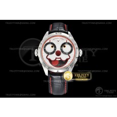 TW공장 러시아 콘스탄틴 체이킨 스틸 조커다이얼 가죽스트랩 Konstantin Chaykin Joker SS/LE White/Red TWF NH35A