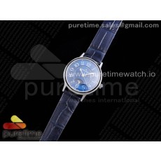 OX공장 랑데뷰 29MM 블루다이얼 가죽스트랩 Rendez-Vous 29mm SS Blue Dial on Blue Leather Strap A967