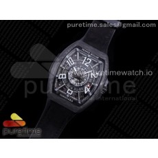 OX공장 뱅가드레이싱 카본 블랙다이얼 러버스트랩 Vanguard Racing Carbon Black Skeleton Dial on Black Rubber Strap NH35A