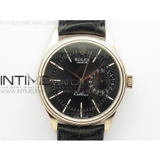 BP공장 셀리니 50519 리얼데이트 로골 블랙다이얼 가죽스트랩 Cellini 50519 Real Date RG Black Dial Stick Markers on Black Leather Strap SA3165