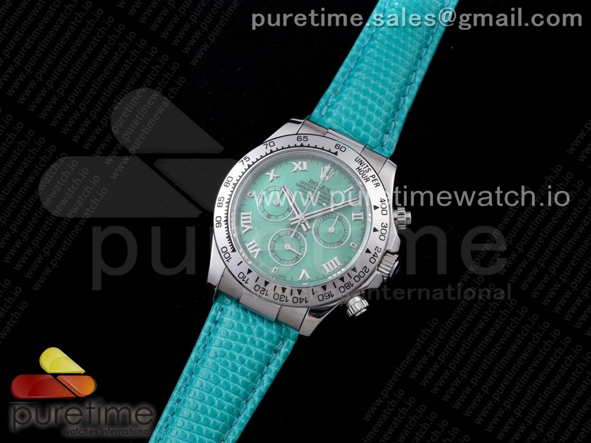 OX공장 데이토나 그린다이얼 가죽스트랩 Daytona 116519 Green Dial on Green Leather Strap A7750