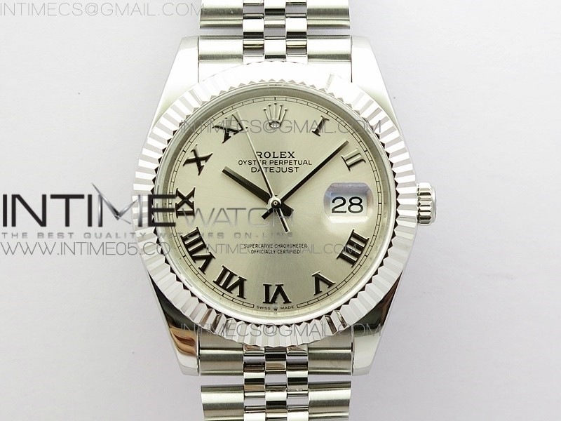 BP공장 롤렉스 데이저스트 41 실버다이얼 브레이슬릿3235 DateJust 41 126334 SS New Version Silver Roman Markers Dial on Jubilee Bracelet