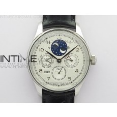 V9공장 포르투기저 애뉴얼캘린더 화이트다이얼 가죽스트랩 Portuguese Real PR Real Annual Calendar IW503406 V9F Best Edition White Dial Black Leather Strap A52610