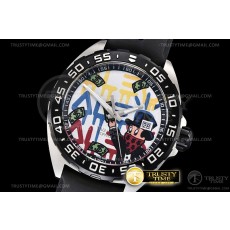 XT공장 포뮬러1 알렉모노폴리 러버 쿼츠 Tag Heuer Formula 1 Alec SE SS/RU White XTF Swiss Qtz