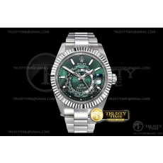 TW공장 스카이드웰러 그린다이얼 Skydweller DIW SS/SS Green TWF Asian 2813