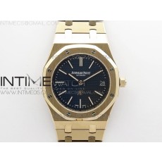 KZ공장 15202 로골 블루다이얼 Royal Oak 39mm 15202 RG KZF 1:1 Best Edition Blue Textured Dial on SS Bracelet A2121