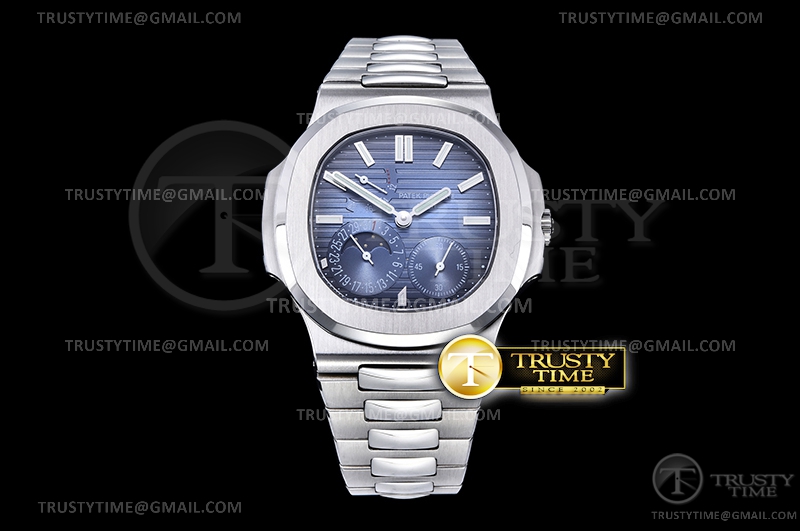 PF공장 노틸러스 문페이즈 블루다이얼 Nautilus Moon Phase 5712 SS/SS Blue PF Mod 240