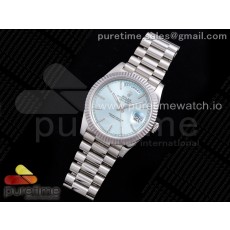 GM공장 롤렉스 데이데이트 40 블루다이얼 2836 Day Date 40 SS 904L Steel GMF 1:1 Best Edition Ice Blue Stick Dial on SS Bracelet A2836