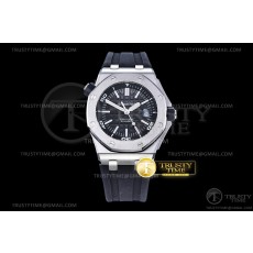 JF공장 V10 로얄오크 오프쇼어 다이버 15703 러버밴드 Royal Oak Offshore Diver 15703 SS/SS JF V10 Asia 2824