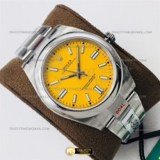 DR공장 오이스터 41미리 옐로우다이얼 Oyster Pert. 41mm 124300 SS/SS Yellow DRF A3230