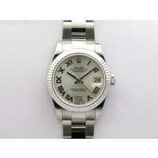 BP공장 롤렉스 데이저스트 31 실버다이얼 2813무브 21600진동 Datejust 31mm 278273 SS BP Best Edition Silver Roman Markers Dial on Oyster Bracelet