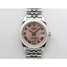 BP공장 롤렉스 데이저스트 31 핑크다이얼 2813무브 21600진동 Datejust 31mm 278271 SS BP Best Edition Pink Roman Markers Dial on Jubilee Bracelet