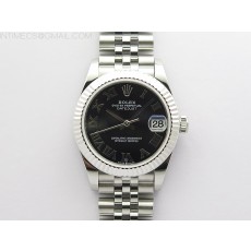 BP공장 롤렉스 데이저스트 31 블랙다이얼 2813무브 21600진동 Datejust 31mm 278271 SS BP Best Edition Black Roman Markers Dial on Jubilee Bracelet