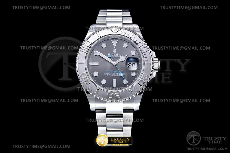 EW공장 롤렉스 요트마스터 40 다크로듐 그레이다이얼 브레이슬릿 YachtMaster 116622 40mm 904L SS/SS D-Grey EWF A3235