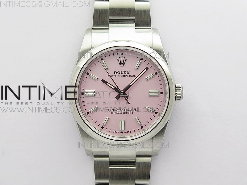 BP공장 롤렉스 오이스터퍼페츄얼 36미리 핑크다이얼 2813 Oyster Perpetual 36mm 126000 BP Best Edition Pink Dial on SS Bracele