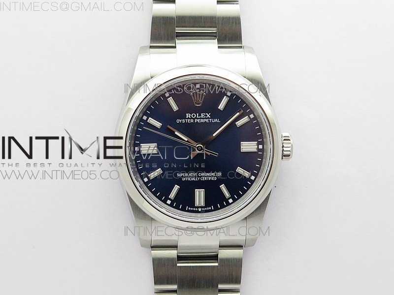 BP공장 롤렉스 오이스터퍼페츄얼 36미리 블루다이얼 2813 Oyster Perpetual 36mm 126000 BP Best Edition Dark Blue Dial on SS Bracelet