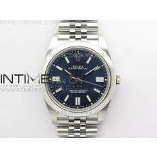 BP공장 롤렉스 오이스터퍼페츄얼 41미리 블루다이얼 2813 Oyster Perpetual 41mm 124300 BP Best Edition Dark Blue Dial on SS Jubilee Bracelet