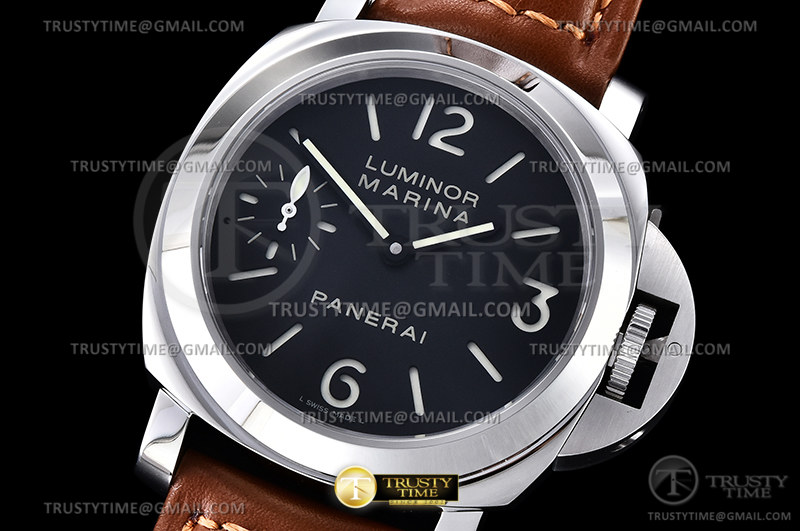 HW공장 파네라이 루미노르 마리나 PAM111 스틸 가죽스트랩 PAM111 Luminor Marina 44mm SS/LE Blk HWF A6497