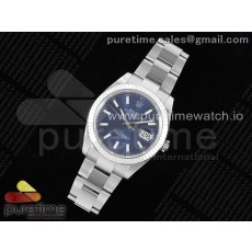 WF공장 롤렉스 데이저스트 41 스틸 블루다이얼 플루티드베젤 오이스터브레이슬릿 DateJust 41 126334 WF 1:1 Best Edition 904L Steel Blue Stick Dial on Oyster Bracelet VR3235