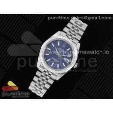 ZF공장 롤렉스 데이저스트 41 스틸 블루다이얼 플루티드베젤 쥬빌레브레이슬릿 DateJust 41 126334 ZF 1:1 Best Edition 904L Steel Blue Dial Stick Marker on Jubilee Bracelet A2824