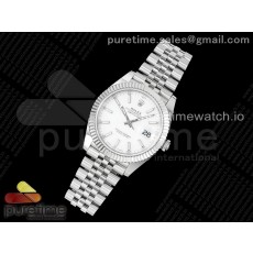 ZF공장 롤렉스 데이저스트 41 스틸 화이트다이얼 플루티드베젤 쥬빌레브레이슬릿 DateJust 41 126334 ZF 1:1 Best Edition 904L Steel White Dial Stick Marker on Jubilee Bracelet A2824