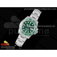 ZF공장 롤렉스 서브마리너 40 헐크 스틸 그린다이얼 브레이슬릿 Submariner 116610 LV Green Ceramic ZF 1:1 Best Edition 904L SS Case and Bracelet VR3135