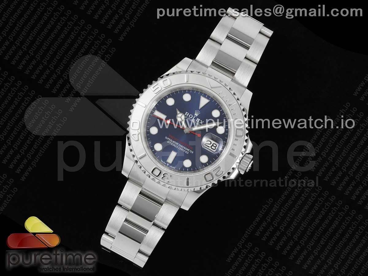 GS공장 롤렉스 요트마스터 40 스틸 블루다이얼 브레이슬릿 Yacht-Master 126622 GSF 1:1 Best Edition Blue Dial on SS Bracelet A2836