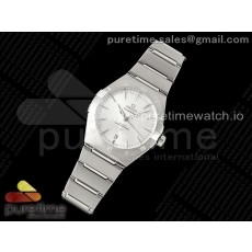 ASW공장 오메가 컨스텔레이션 39 스틸 실버다이얼 브레이슬릿 Constellation 39mm SS ASWF 1:1 Best Edition Silver Dial on SS Bracelet A8800