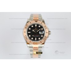 EW공장 롤렉스 요트마스터 40 로즈골드콤비 블랙다이얼 브레이슬릿 YachtMaster 116621 40mm RG/SS Black EWF A3235