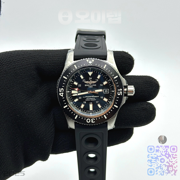 (3월특별가 오이렙단독) GF 브라이틀링 슈퍼오션 44MM 러버스트랩