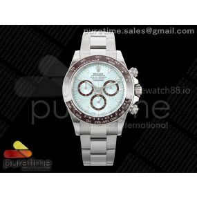 VS공장 롤렉스 데이토나 아이스다이얼 브레이슬릿 텅스텐 Daytona 126506 VSF 1:1 Best Edition 904L Steel Ice Blue Dial on SS Braclet VS4131 V2 (Weighted)