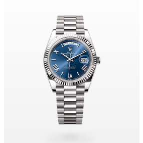 VS공장 롤렉스 데이데이트 40 스틸 블루다이얼 로만인덱스 프레지던트브레이슬릿 DayDate 40mm Flt SS/SS Blue/Rm VSF VS3255
