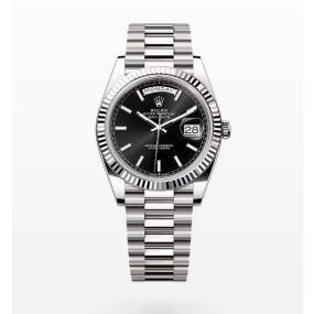 VS공장 롤렉스 데이데이트 40 스틸 블랙다이얼 프레지던트브레이슬릿 DayDate 40mm Flt SS/SS Blk/Stk VSF VS3255