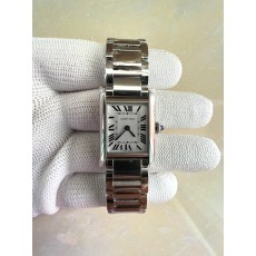 국내배송!! AF공장 까르띠에 탱크 머스트 스몰 스틸 화이트다이얼 브레이슬릿 (고유번호 AF7)