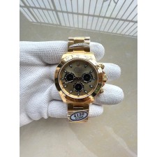 국내배송!! Clean공장 롤렉스 데이토나 골드다이얼 블랙이너서클 옐로우골드금통 브레이슬릿 (고유번호 wc12)