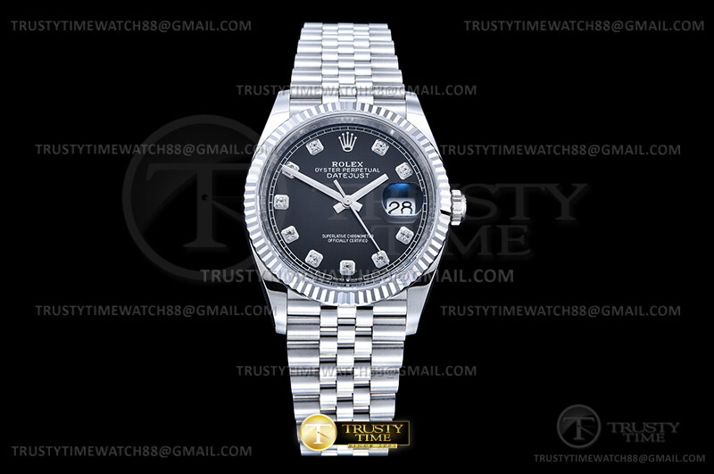 [26.01 UP] Clean공장 롤렉스 데이저스트 36 스틸 블랙다이얼 텐포인트인덱스 플루티드베젤 쥬빌레브레이슬릿 DJ 36mm Jub Flt 904L SS/SS Blk/Dia CLEAN PLUS DD3235 클린 플러스