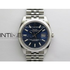 [26.01 UP] CLEAN공장 롤렉스 데이저스트 41 스틸 블루다이얼 플루티드베젤 쥬빌레브레이슬릿 DateJust 41mm 126334 904L SS Clean Plus 1:1 Best Edition Blue Dial Stick Marker On Jubilee Bracelet DD3235 클린 플러스