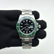 국내배송!! VS공장 롤렉스 서브마리너 41 스타벅스 그린 스틸 브레이슬릿 (고유번호 0S144)