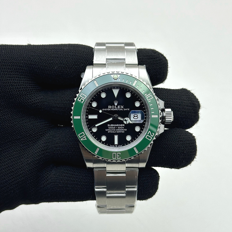 국내배송!! VS공장 롤렉스 서브마리너 41 스타벅스 그린 스틸 브레이슬릿 (고유번호 0S154)
