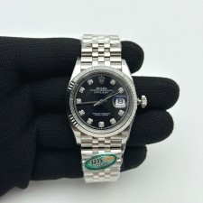 국내배송!! Clean공장 롤렉스 데이저스트 36 스틸 블랙다이얼 텐포인트인덱스 플루티드베젤 쥬빌레브레이슬릿 (고유번호 c20)