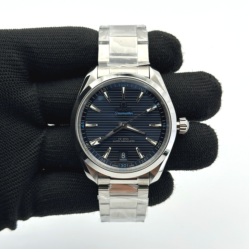 해외빠른출고!! VS공장 오메가 씨마스터 아쿠아테라 150m 스틸 딥블루다이얼 브레이슬릿 딥블루 41mm (고유번호 VS40)