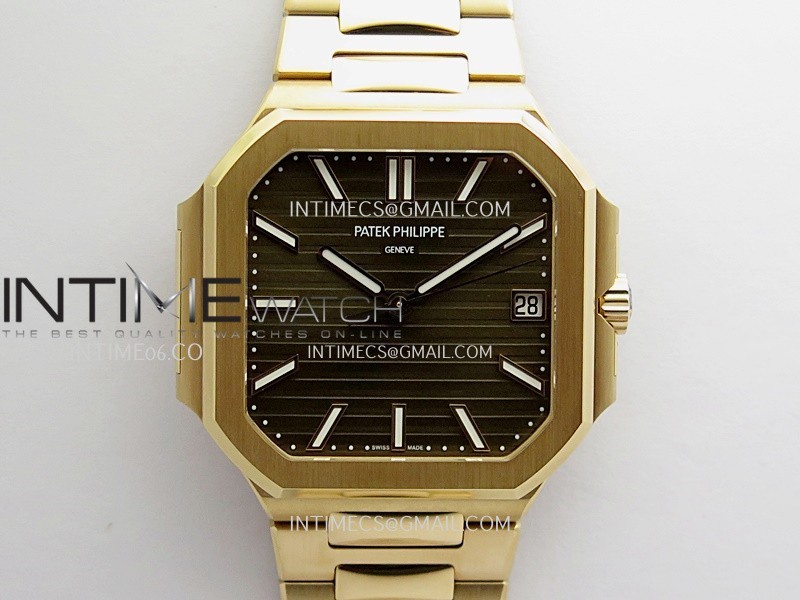 BB공장 파텍필립 큐비투스 7128 로즈골드금통 브라운다이얼 브레이슬릿 Cubitus 7128/1R RG BBF 1:1 Best Edition Brown Dial On RG Bracelet Super Clone DD330