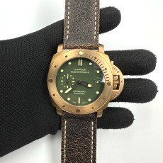 국내배송!! VS공장 파네라이 PAM382 브론조 그린다이얼 가죽스트랩 (고유번호 pa1)
